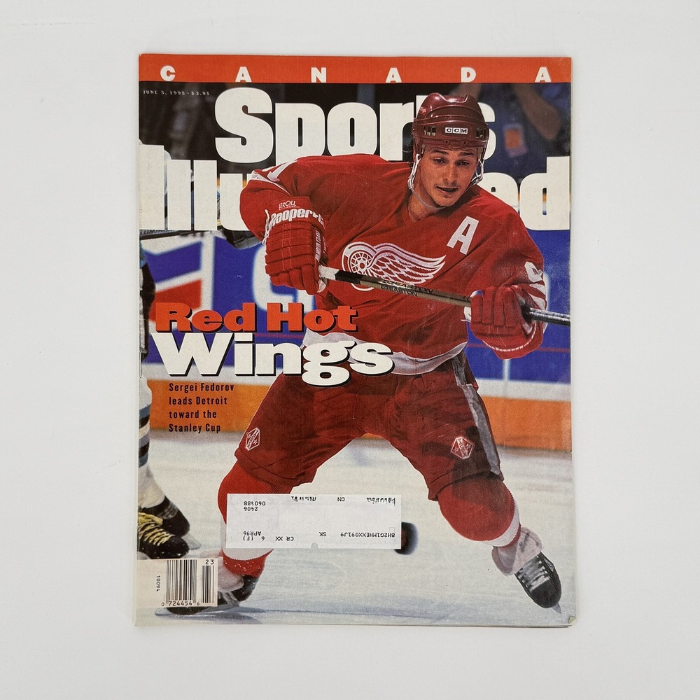 Sports Illustrated Canada June 5 1995 Sergei Fedorov Detroit Red Wings NHL